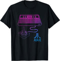 Atari Neon 80¡¯s Console Pink & Blue Design T-Shirt product image 1