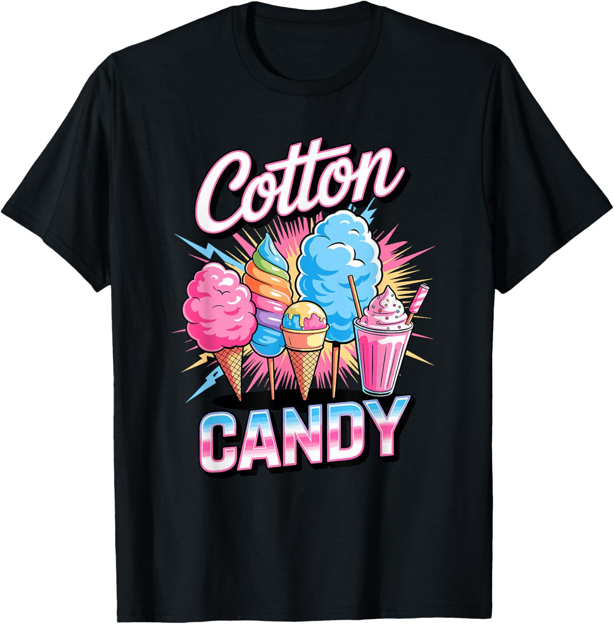 90s Vintage Cotton Candy Floss T-Shirt product image 1