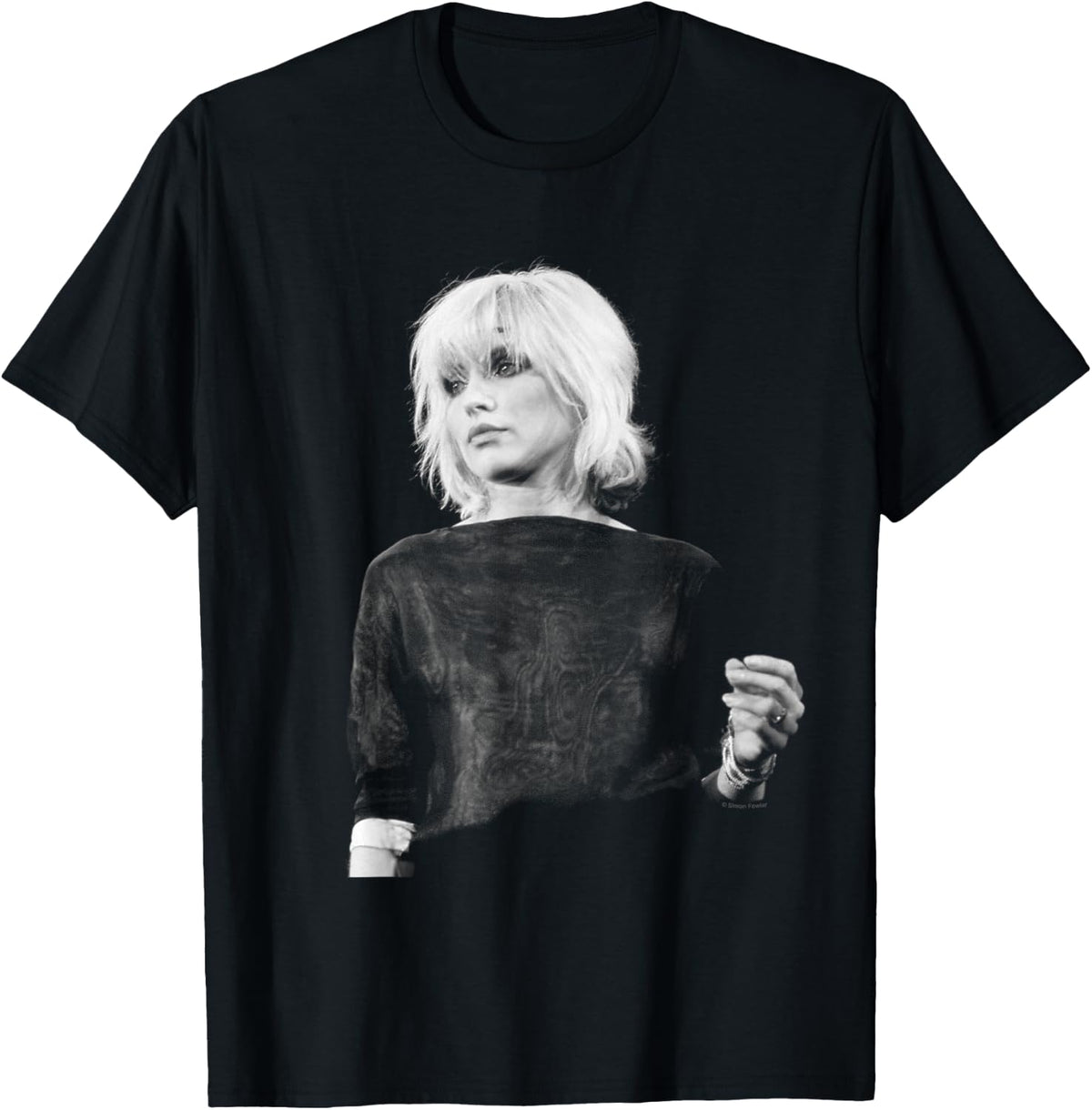 American New Wave Singer On Stage By Simon Fowler T-Shirt product image 1